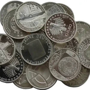 10 Euro Silber Gedenkmünzen Deutschland ( 2002 - 2010 ) 18 gr 925/1000 Silber Ausverkauf