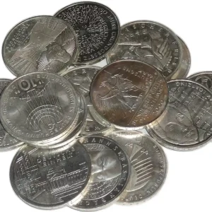 BRD: 10 DM Silber Gedenkmünzen 1998 - 2001 Gewicht 15,5 gr 925/1000 Silber Begrenztes Angebot