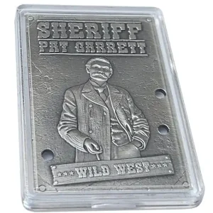 Expressversand Niue 1 Oz Silber Pat Garrett Sheriff - Wild West 2024 Antik Finish im Etui