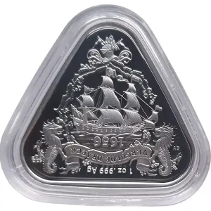 1 Oz Silber Gilt Dragon Schiffswrack Serie - zweite Dreieckige Anlagemünze aus Australien Gratis Versand