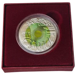 Österreich 25 Euro Silber Niob Münze Faszination Licht 2008 Handgehoben Preisreduziert
