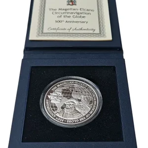 Gratis Versand Malta 10 Euro Silber Magellan Weltumseglung 2022 Polierte Platte im Etui