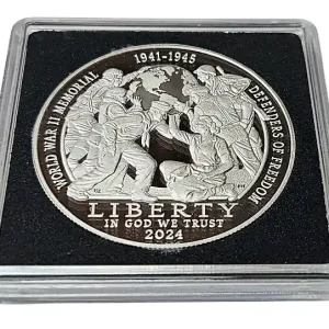 USA One Dollar Silber 2024 Proof - Größte Generation in Münzkapsel Rabatt