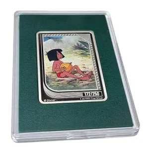 Sonderaktion Mogli Mint Trading Grüne Karte 172/250 - Niue 1 Oz Silber 2024 Polierte Platte
