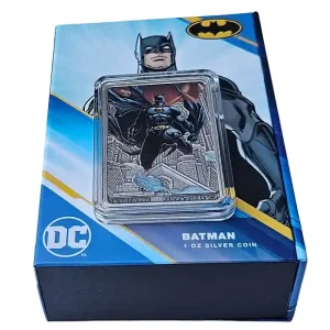 1 Oz Silber Batman - Niue 2023 Antik Finish im Etui Neue Kollektion