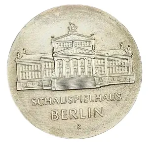 Must-Have DDR: 10 Mark Silber Gedenkmünze 750 Jahre Schauspielhaus Berlin 1987