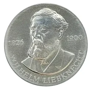 Bestseller DDR: 20 Mark Silber Gedenkmünze 150. Geburtstag von Wilhelm Liebknecht 1976