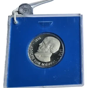 Günstig DDR: 5 Mark Gedenkmünze 75. Todestag von Adolph Menzel 1980 Polierte Platte verplombt