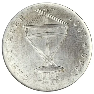 DDR: 20 Mark Silber Gedenkmünze 75. Todestag von Ernst Karl Abbe 1980 Online Kaufen