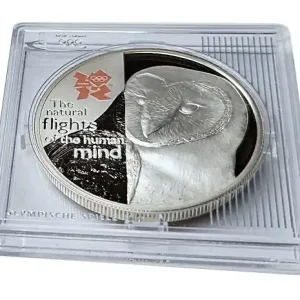 Großbritannien 5 Pfund Silbermünze 2010 - Olympiade Polierte Platte in Münzkapsel u. Zertifikat Expressversand