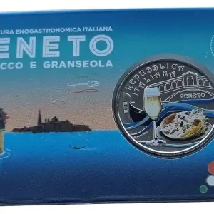 Neuheit Italien 5 Euro Schaumwein 2023 in Coincard - Italiens Küchen - und Weinkultur