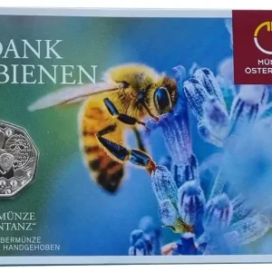Mega-Angebot Österreich 5 Euro Silbermünze Bienentanz 2023 im Blister
