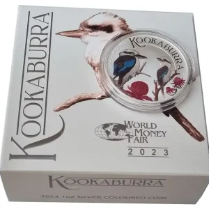 Highlight 1 Oz Silber Kookaburra - World Money Fair Berlin 2023 aus Australien