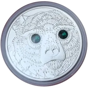 20 Euro Silber Bär 2023 PP mit Swarovski - Die Augen der Kontinente aus Österreich Im Trend