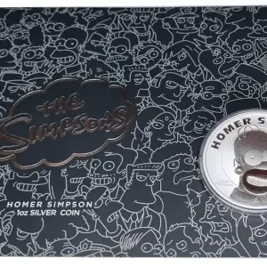 Angebot Tuvalu 1 Oz Silber Homer Simpson 2022 im Blister