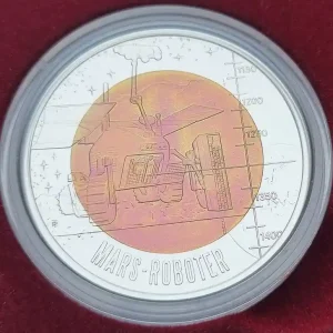 Rabatt Österreich 25 Euro Silber Niob Münze Robotik Mars Roboter 2011 Handgehoben