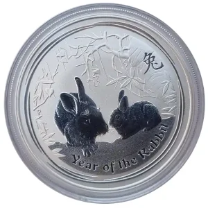 Australien 1 Oz Silber Lunar Hase II 2011 Günstig
