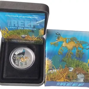Direkt Vom Hersteller Australien 1/2 Oz Silber Leafy Sea Dragon 2009 Polierte Platte Sea Life Serie
