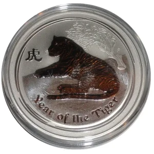Australien 2 Oz Silber Lunar Tiger II 2010 Mega-Angebot