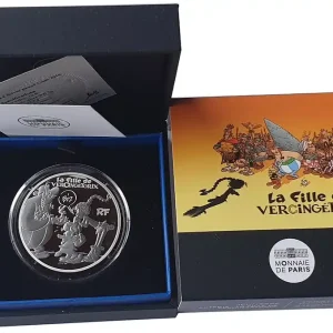 Mega-Angebot 10 Euro Silber Asterix - Vercingetorix Frankreich 2019 Polierte Platte im Etui