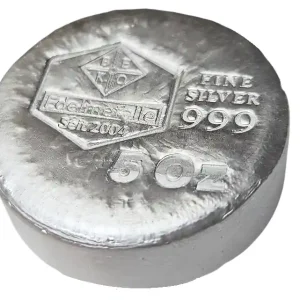 BeKo Edelmetalle 5 Oz Silberbarren - Rundbarren 999 Feinsilber (gegossen) Gussbarren Jetzt Kaufen