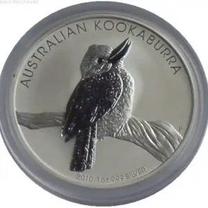 Im Trend Australien 1 oz Silber Kookaburra 2010 in Münzkapsel