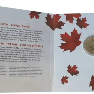 Kanada 10 Dollars Silber Maple Leaves Ahornblätter 2018 im Blister 999/1000 Feinsilber Im Trend