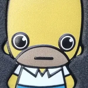 Versand Am Gleichen Tag Tuvalu 1 Oz Silber Homer Simpson - Minted Mini Farbe (Color) 2022 im Etui