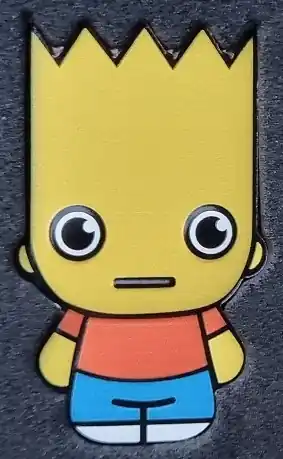 Begrenztes Angebot Tuvalu 1 Oz Silber Bart Simpson - Minted Mini Farbe (Color) 2022 im Etui