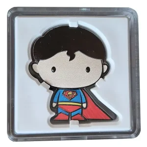 Aktuell 1 Oz Silber Chibi Superman - Niue 2020 Polierte Platte im Etui