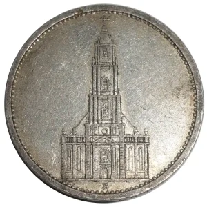 Neu Deutsches Reich 5 Reichsmark Silber Garnisonkirche