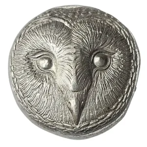 Bestseller BeKo Edelmetalle 10 Gramm Silberbarren - Rundbarren 999 Feinsilber Eule (Schleiereule) High Relief
