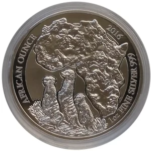 Ruanda 1 Oz Silber Erdmännchen 2016 PP mit Zertifikat Jetzt Bestellen