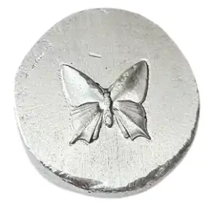 Top-Angebot BeKo Edelmetalle 10 Gramm Silberbarren - Rundbarren 999 Feinsilber Schmetterling High Relief