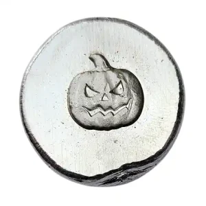 Sonderangebot BeKo Edelmetalle 1 Oz Silberbarren - Rundbarren 999 Feinsilber Kürbis High Relief