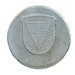 BeKo Edelmetalle Bruchköbel Stadtwappen 20 Gramm Silberbarren Rundbarren 999 Feinsilber (gegossen) Versand Am Gleichen Tag