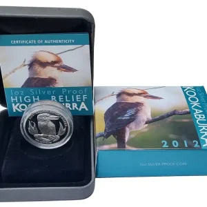 Australien 1 Oz Silber Kookaburra 2012 High Relief Polierte Platte Billig