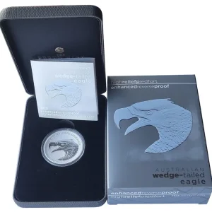 Schnäppchen Australien 2 Oz Silber Keilschwanz - Adler (Wedge Tailed Eagle) High Relief 2022 Reverse Proof