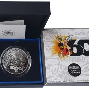 Gleich Bestellen 10 Euro Silber Asterix - Idefix Frankreich 2019 Polierte Platte im Etui