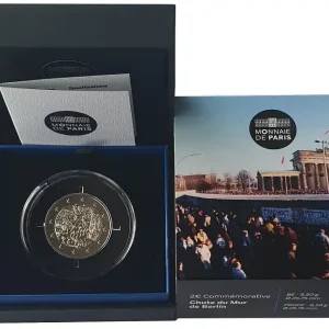 Neue Kollektion 2 Euro 30 Jahre Mauerfall PP 2019 Frankreich im Etui