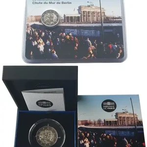 Frankreich 2 Euro 30 Jahre Mauerfall 2019 BU Coincard + PP Polierte Platte Etui Neue Ware