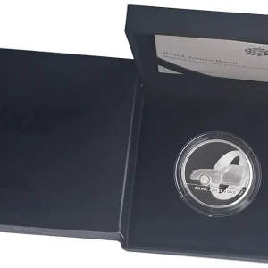 Geld-Zurück-Garantie 1 Oz Silber James Bond 007 Aston Martin DB5 - 2 Pounds Großbritannien