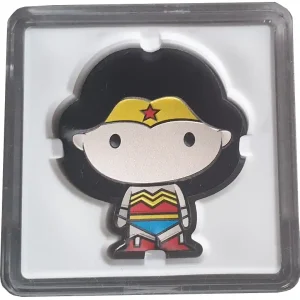 1 Oz Silber Chibi Wonder Woman - Niue 2020 Polierte Platte im Etui Schneller Versand