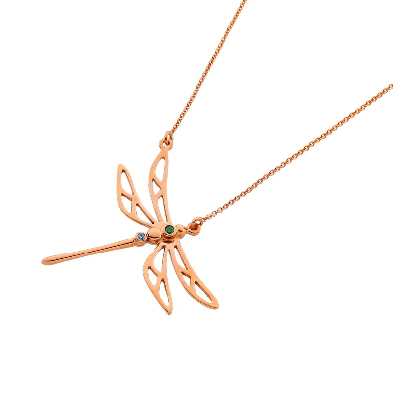 Weltweiter Versand Collier Libelle