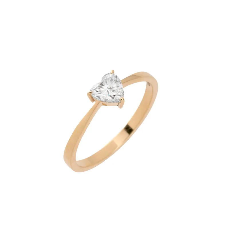 Verlobungsring Herz Zertifiziert