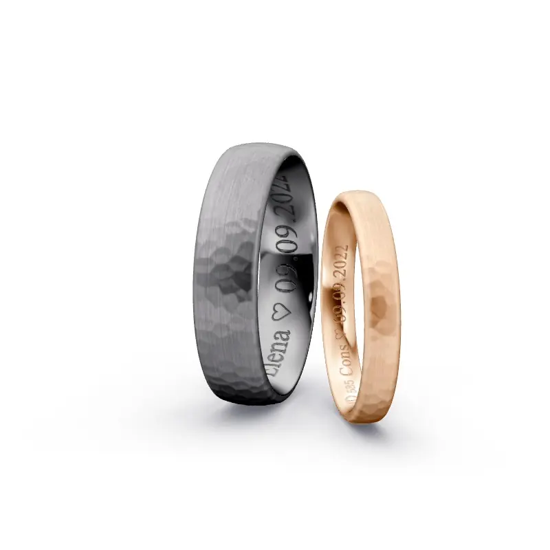 Individuelles Ringkonfigurator-Paar Top-Preis