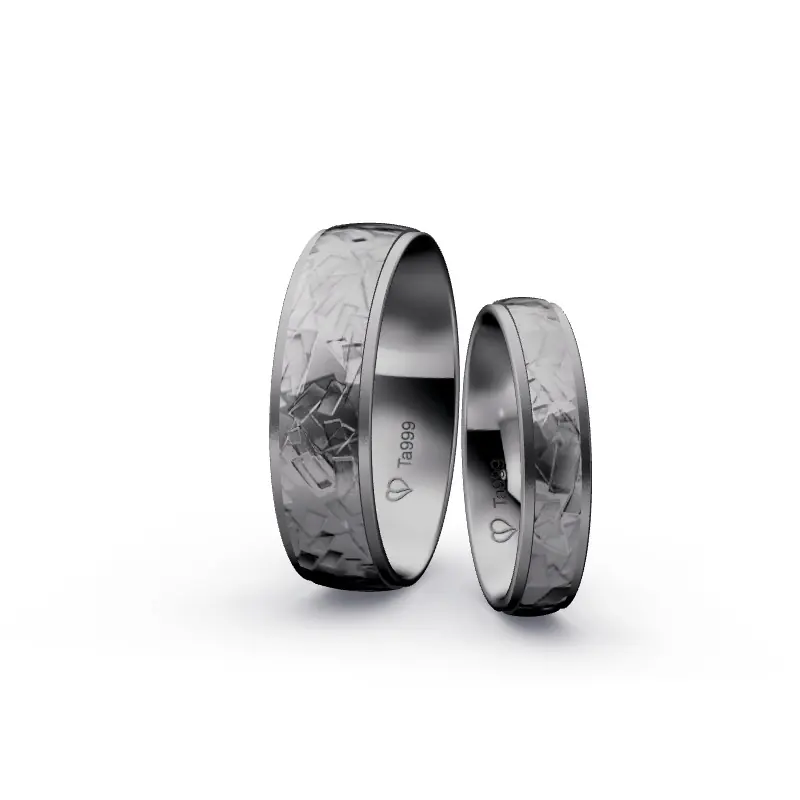 Handgefertigt Individuelles Ringkonfigurator-Paar