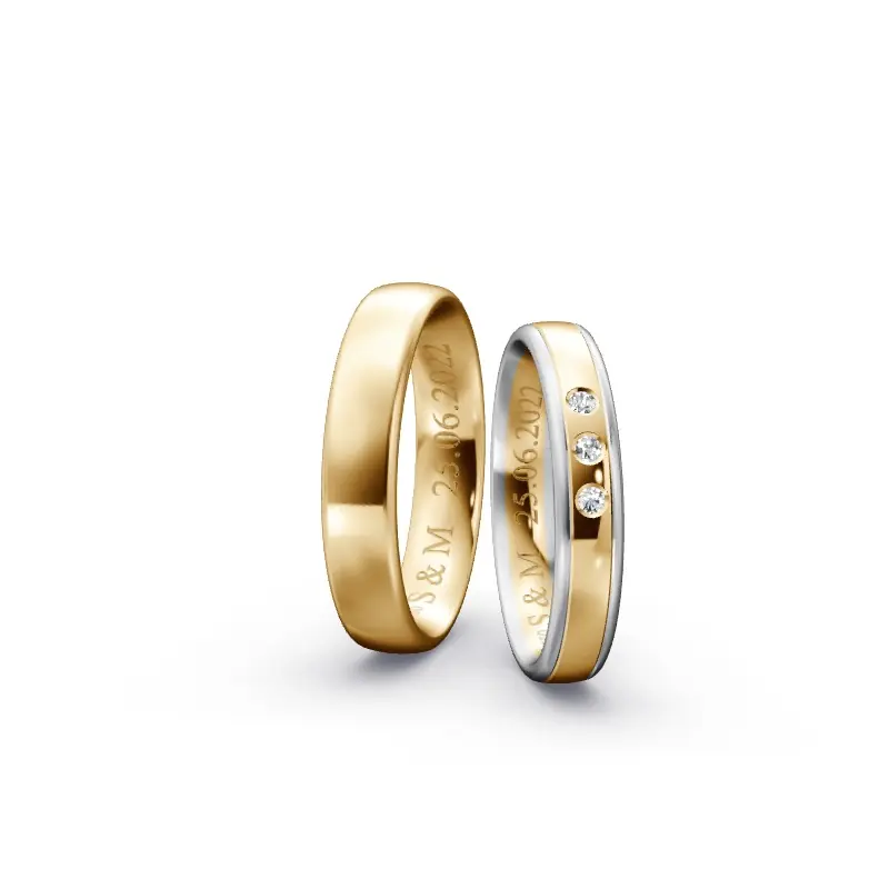 Schnäppchen Individuelles Ringkonfigurator-Paar