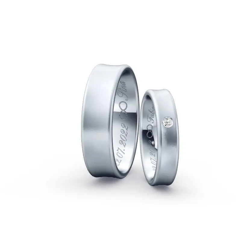Gleich Bestellen Individuelles Ringkonfigurator-Paar
