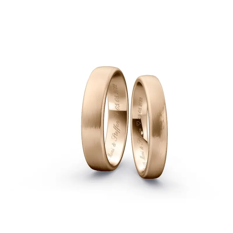 Handgefertigt Individuelles Ringkonfigurator-Paar